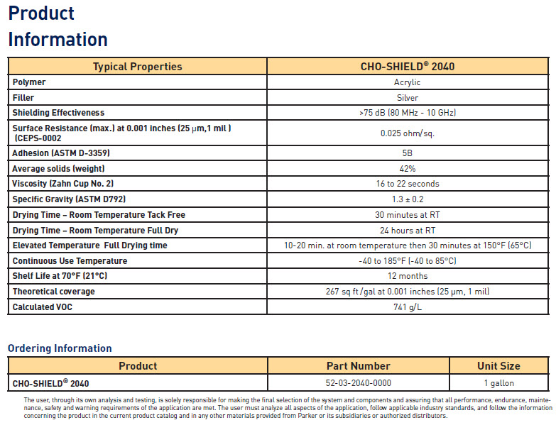 emi-gaskets--EMI-RFI-Shielding-Products--Cho-Shield 2040 1